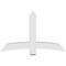 Ekena Millwork Bellingham Architectural Grade PVC Gable Bracket, 60"W x 37 1/2"H x 6"D x 6"F, 15/12 Pitch GBP060X38X0606BEL00 - alternate 3